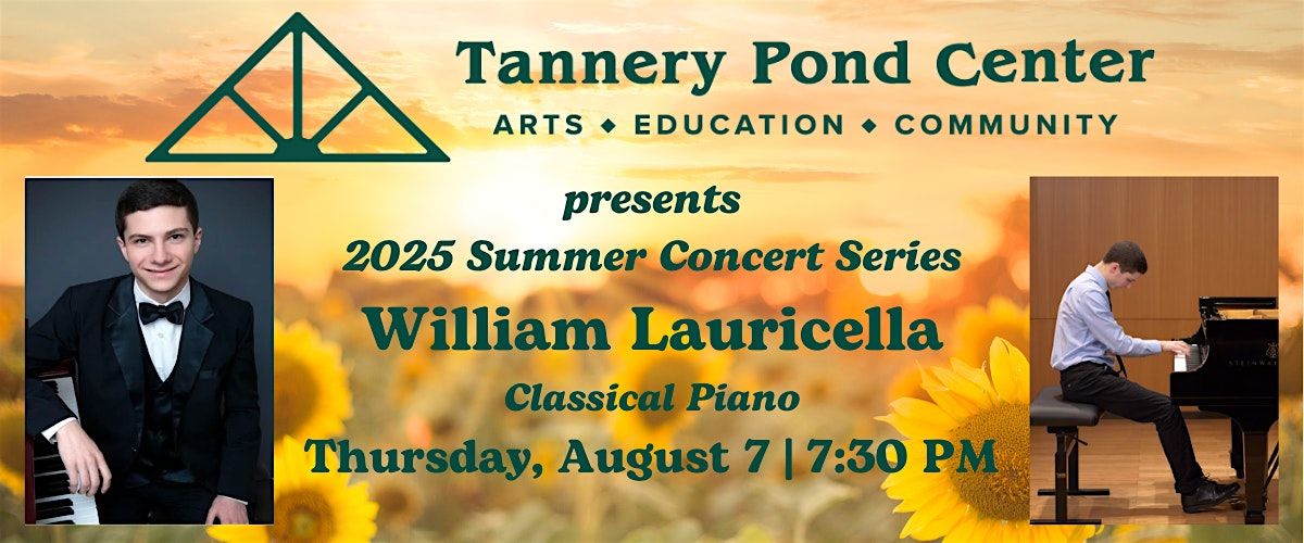CONCERT | Summer Concert Series | William Lauricella, Classical Piano, 7 August | Event in North Creek | AllEvents