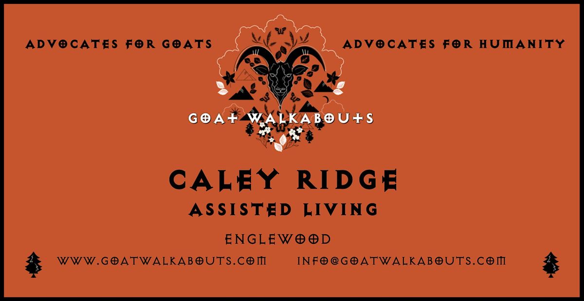 GOAT WALKABOUTS  - CALEY RIDGE, 14 August | Event in Englewood | AllEvents