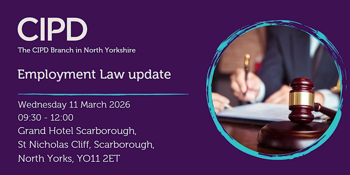 Employment Law update, 11 March | Event in Scarborough | AllEvents