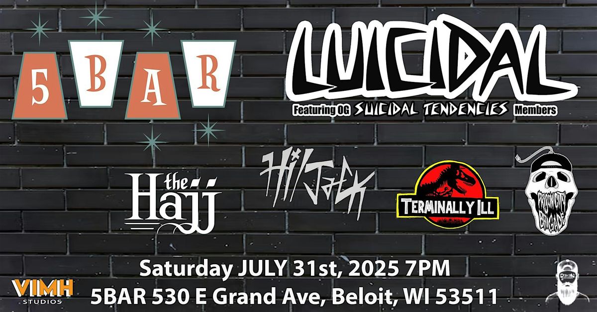 LUICIDAL with Special Guests, 31 July | Event in Beloit | AllEvents