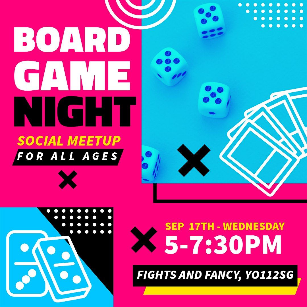 BOARD GAME NIGHT, 17 September | Event in Scarborough | AllEvents