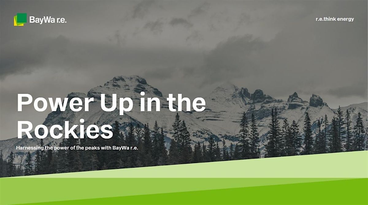 Power Up in the Rockies with BayWa r.e., 10 December | Event in Banff | AllEvents