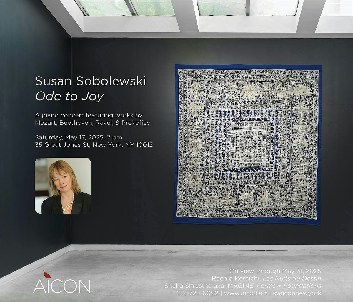 Susan Sobolewski: 'Ode to Joy', 17 May | Event in New York | AllEvents
