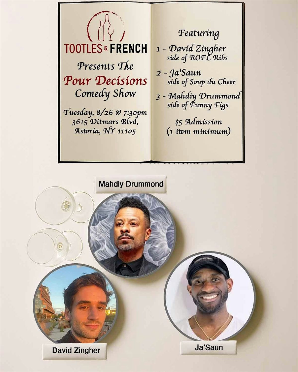 Pour Decisions, 26 August | Event in Queens | AllEvents