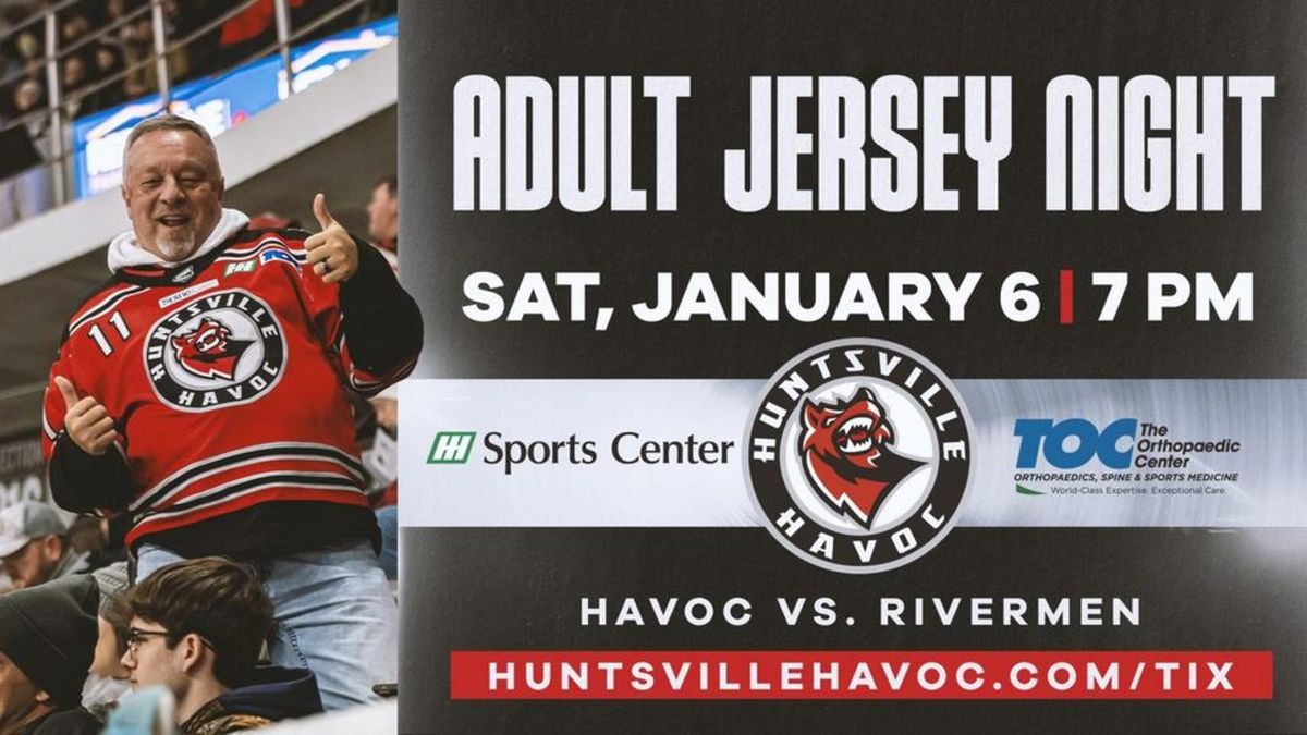 Peoria Rivermen at Huntsville Havoc at Propst Arena at the Von Braun Center, 30 January | Event in Huntsville