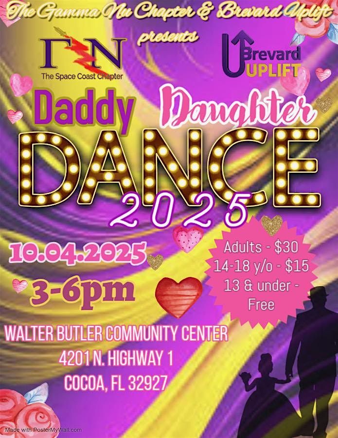 The Omega Psi Phi Fraternity and Brevard Uplift Daddy Daughter Dance 2025, 4 October | Event in Cocoa | AllEvents
