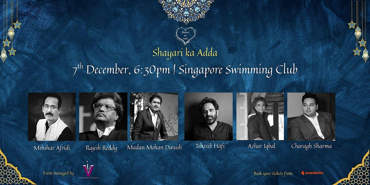 Shayari Ka Adda, 7 December | Event in Singapore | AllEvents
