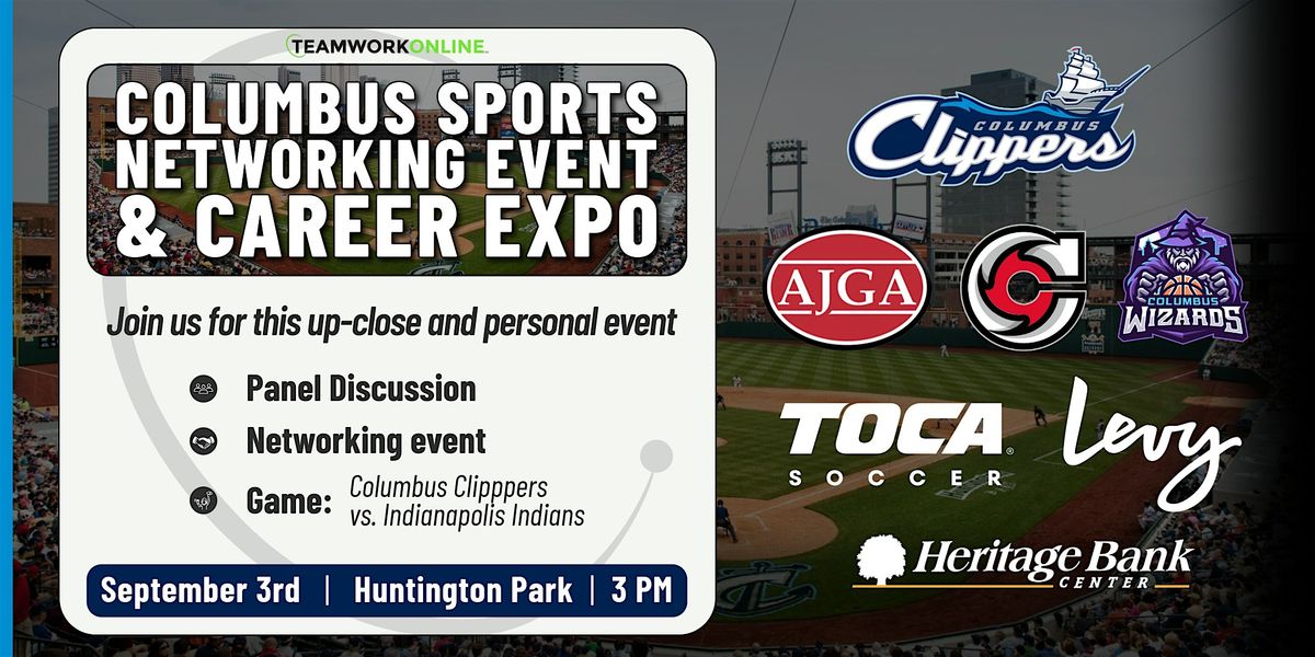 Columbus Sports Networking Event & Career Expo  pres. by TeamWork Online, 3 September | Event in Columbus