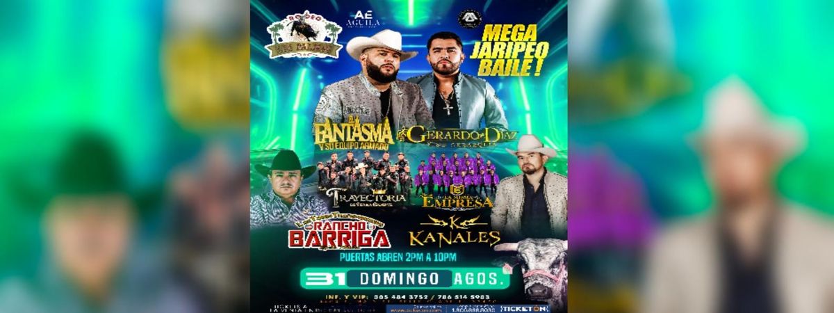 VIVA LA RAZA TOUR 2025 El Fantasma y Gerardo Diaz, 31 August | Event in Belle Glade | AllEvents