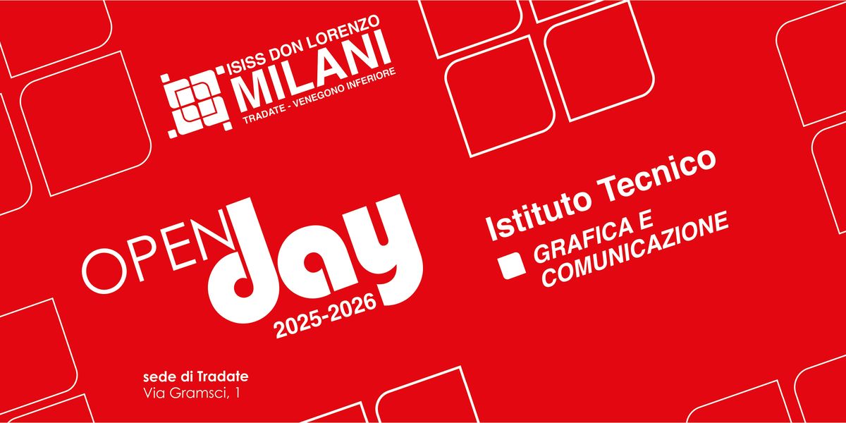 Open Day 2025/26 - Grafica e Comunicazione, 13 December | Event in Tradate | AllEvents