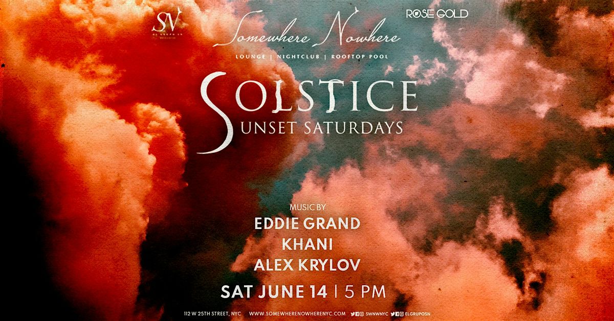 Solstice Sunset Saturday, 14 June | Event in New York | AllEvents