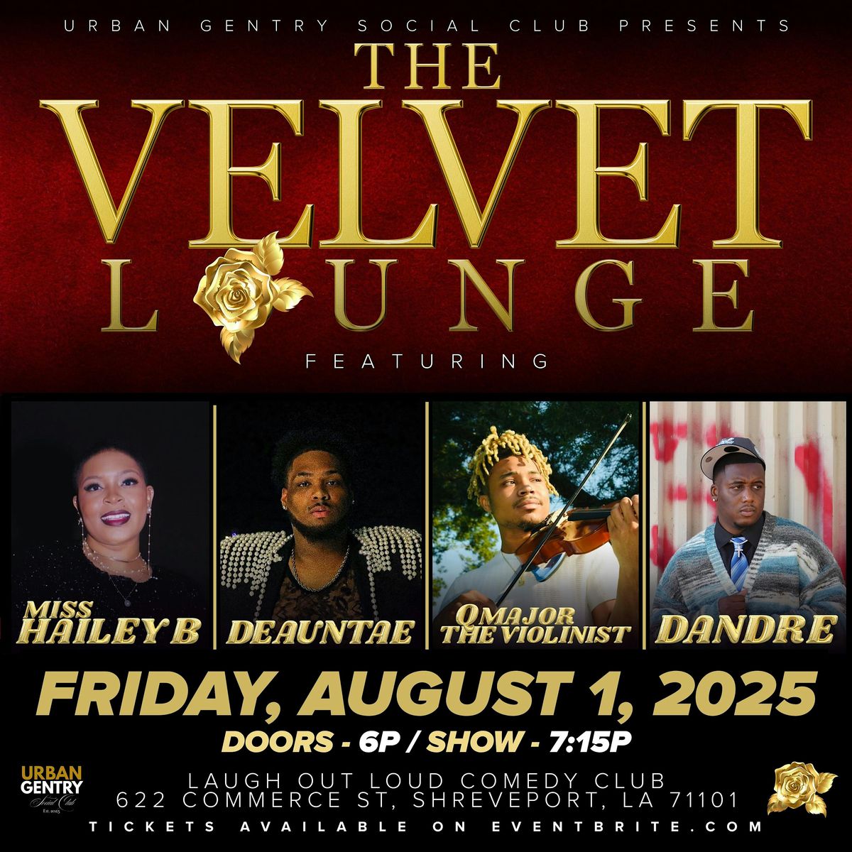 Velvet Lounge - An Intimate Experience, 1 August | Event in Shreveport | AllEvents