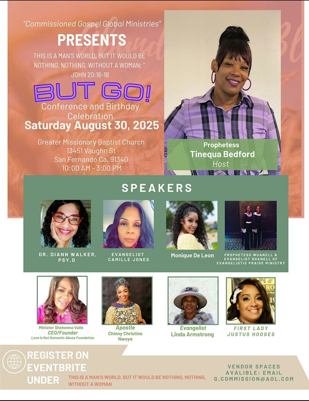 THIS IS A MAN'S WORLD BUT IT WOULD BE NOTHING, NOTHING WITHOUT A WOMAN!, 30 August | Event in San Fernando