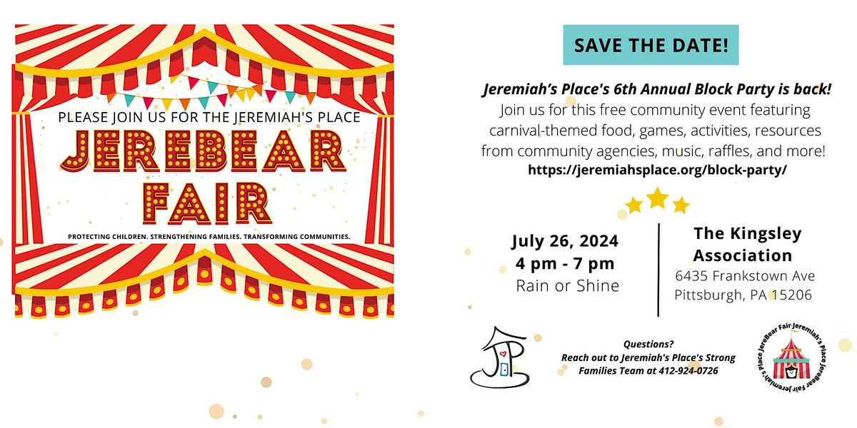 JereBear Fair 2025, 25 July | Event in Pittsburgh | AllEvents