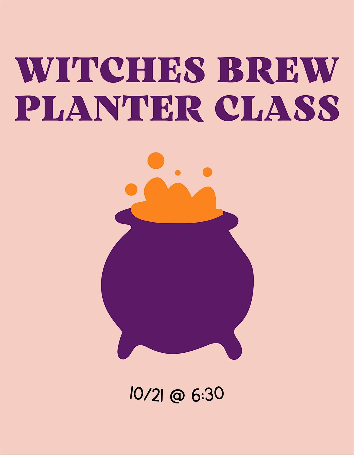 Witches Brew Planter Class, 21 October | Event in Beckett Ridge | AllEvents