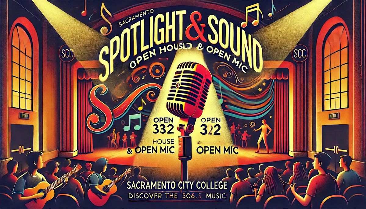 Spotlight & Sound: Open House & Open Mic Night, 20 May | Event in Sacramento | AllEvents