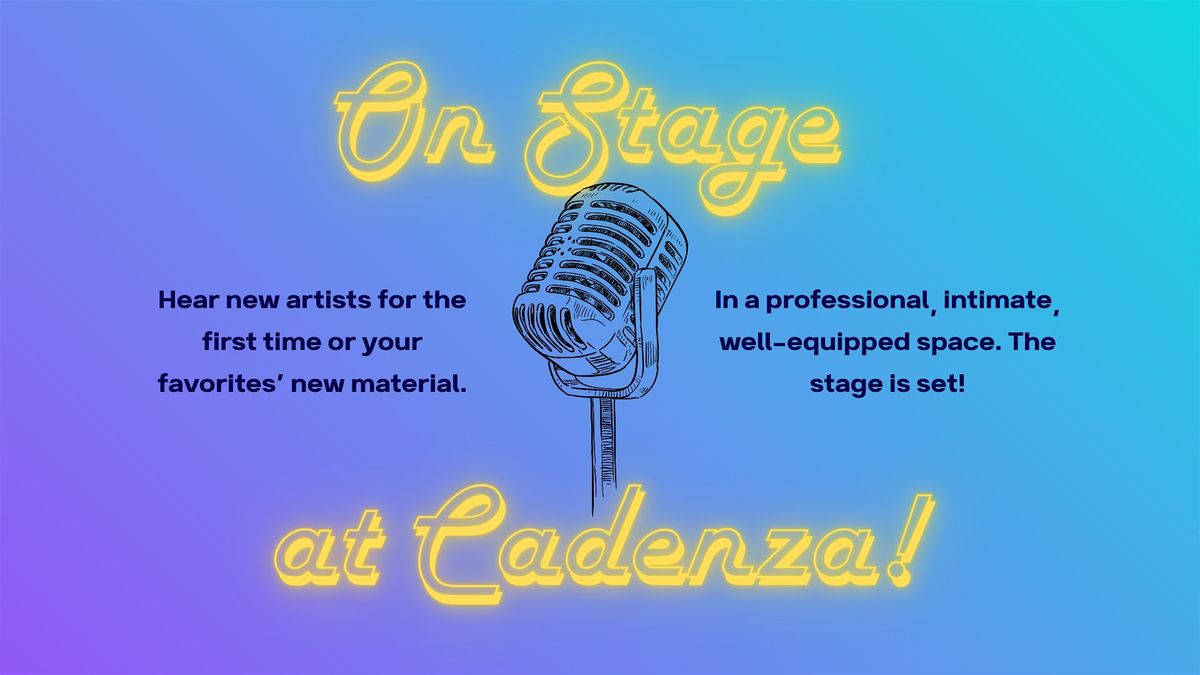 On Stage at Cadenza!, 13 November | Event in Freeport | AllEvents