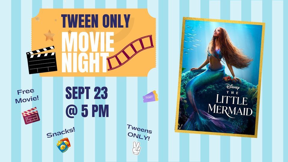 Tween Only Movie Night, Berryville Public Library, September 23 2023