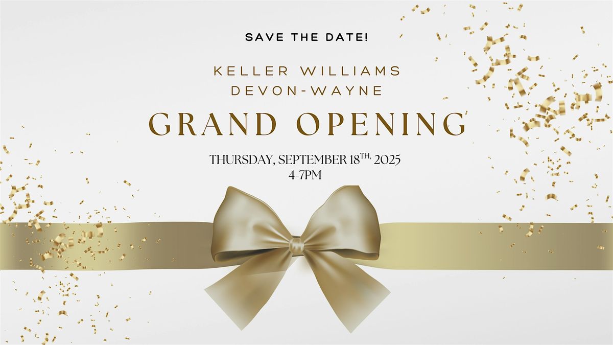 Keller Williams Devon Wayne Grand Opening Party, 18 September | Event in Wayne | AllEvents