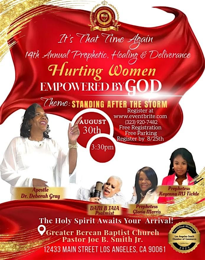 Hurting Women Empowered by God International, 30 August | Event in Los Angeles | AllEvents
