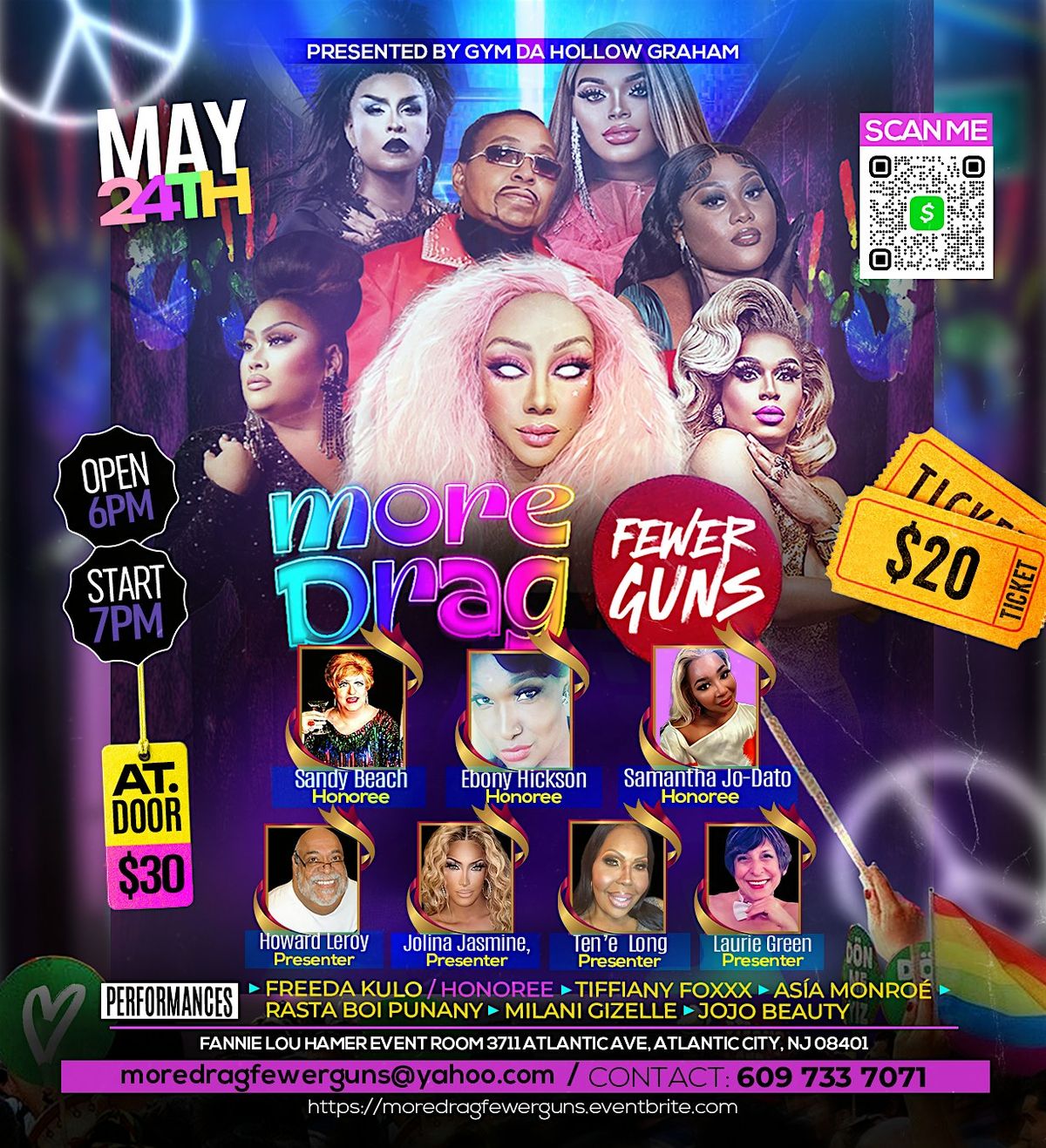 More Drag Fewer Guns | Event in Atlantic City | AllEvents