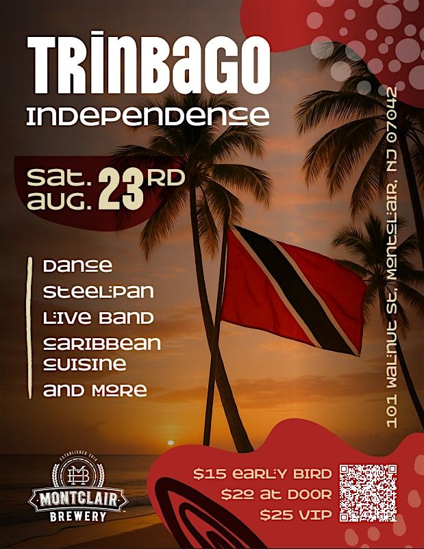 2nd Annual TrinBago Independence Celebration at Montclair Brewery, 23 August | Event in Montclair | AllEvents
