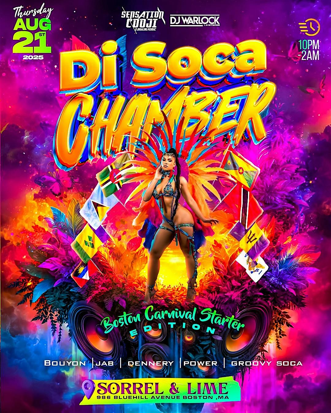 SOCA CHAMBER, 21 August | Event in Boston | AllEvents