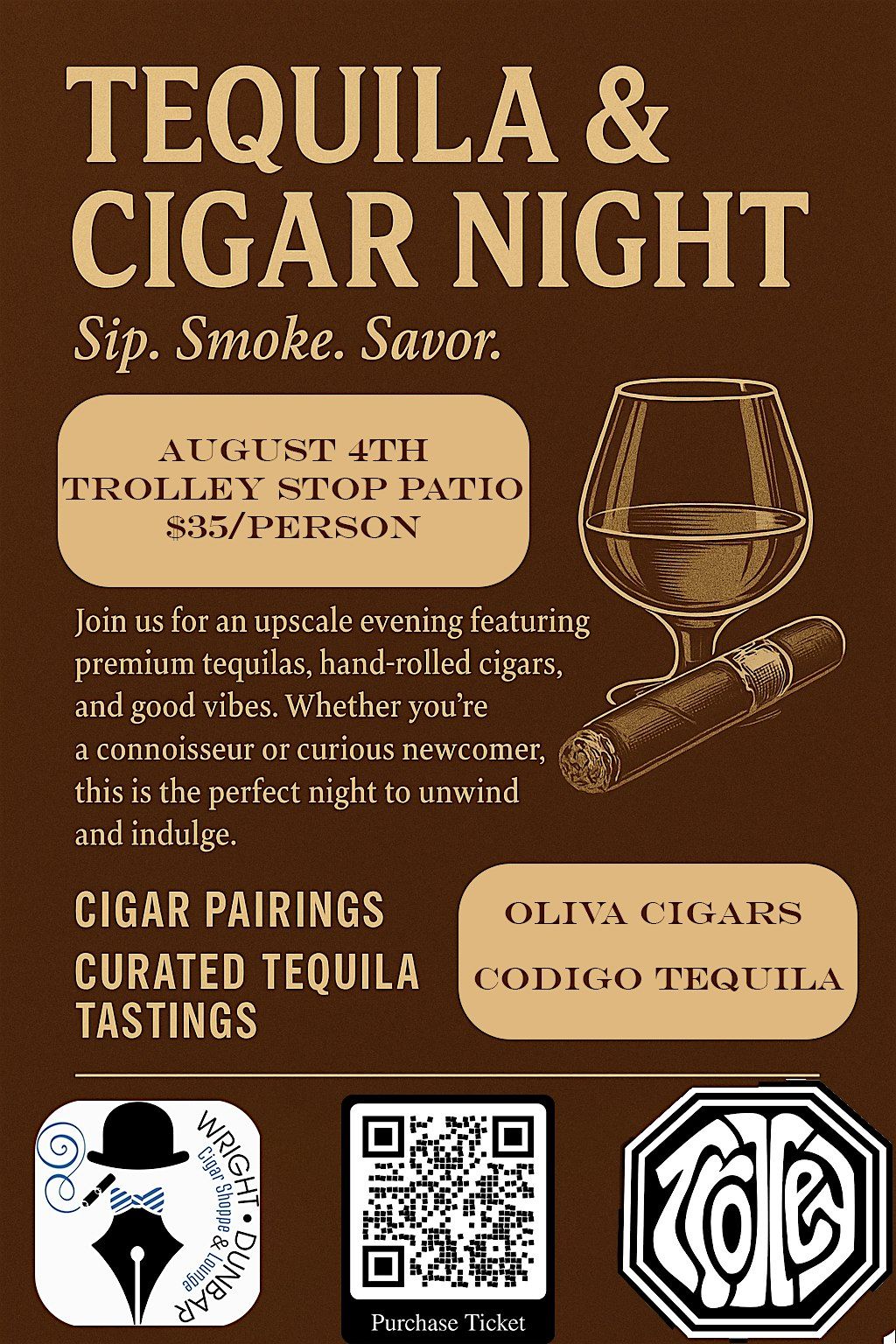 Cigar and Tequila Night, 4 August | Event in Dayton | AllEvents