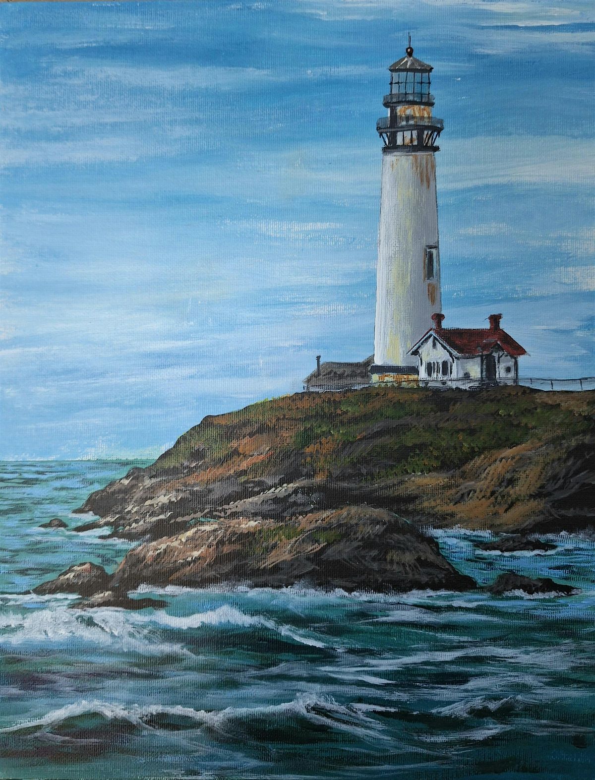 Coastal Lighthouse in Acrylic Painting with Marco Aguilar, 8 November | Event in Ventura | AllEvents