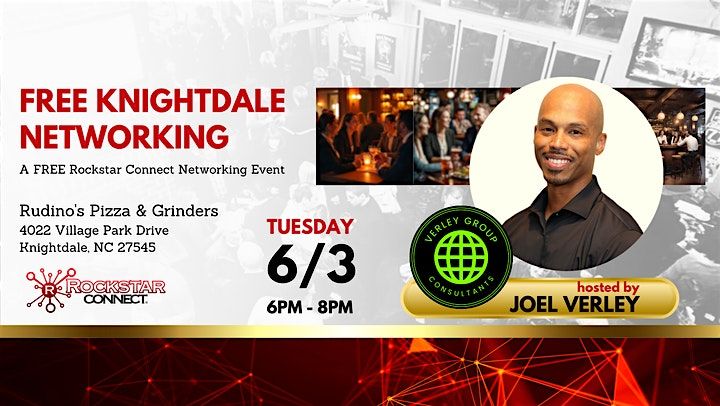 Free Knightdale Networking powered by Rockstar Connect (June), 3 June | Event in Knightdale | AllEvents