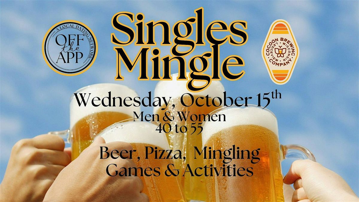 Singles Mingle @ Cocoon Brewing Co., 15 October | Event in De Pere | AllEvents