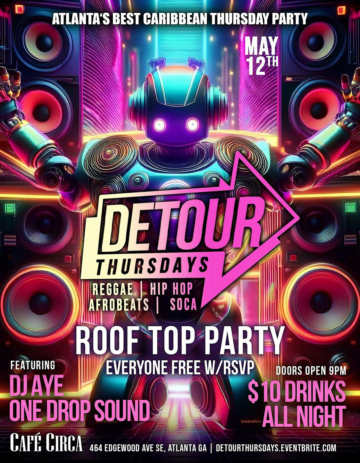 The Best Caribbean Rooftop Party In Atlanta on a Thursday Night! | Event in Atlanta | AllEvents
