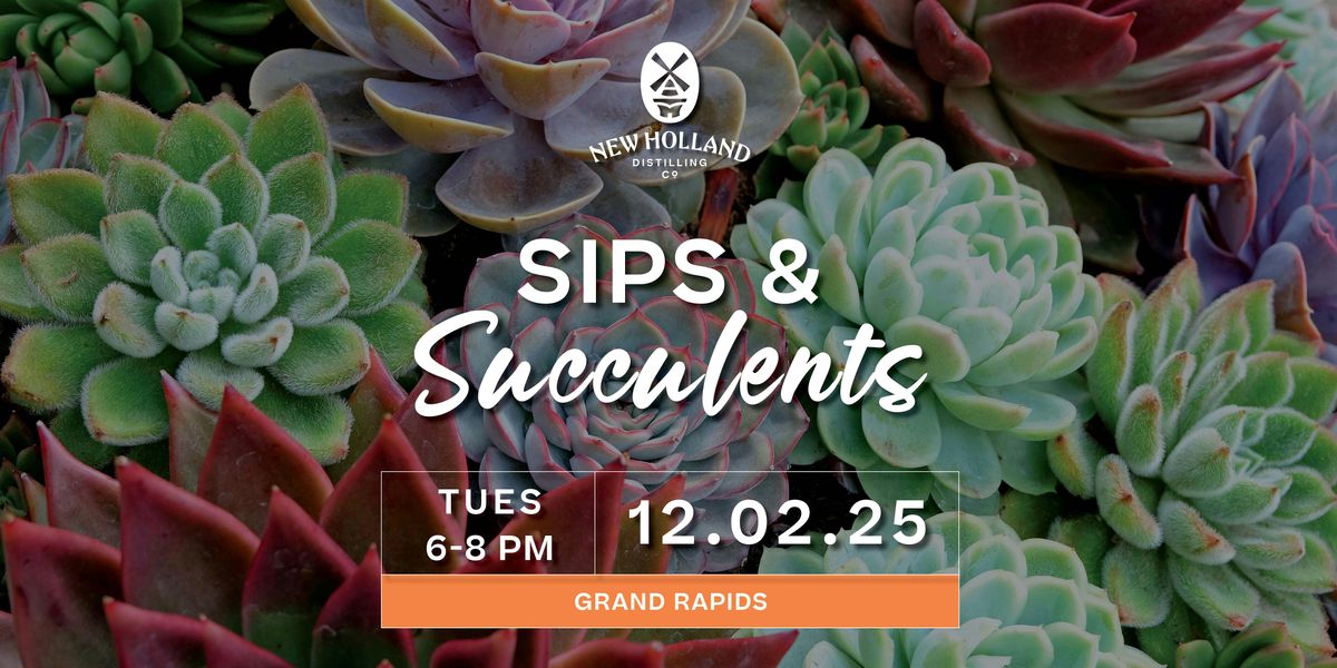 Sips & Succulents Cocktail Class, 2 December | Event in Grand Rapids | AllEvents