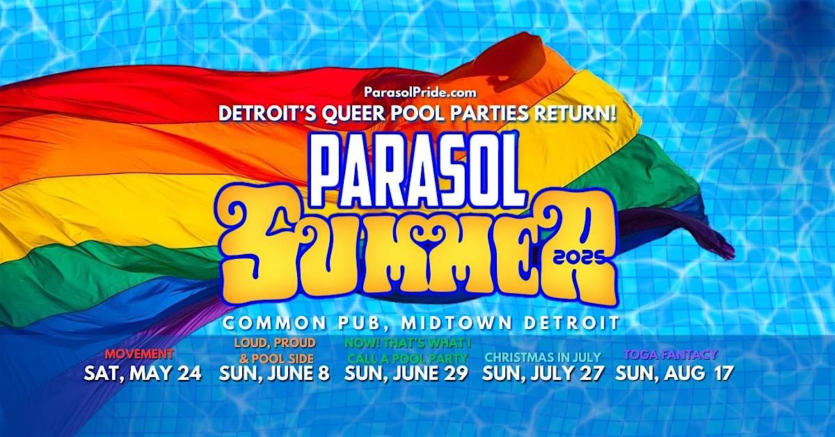 PARASOL Pool Parties - Summer Series, 27 July | Event in Detroit | AllEvents