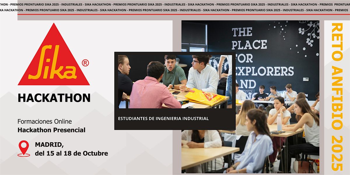 SIKA HACKATHON, 17 October | Event in Madrid | AllEvents