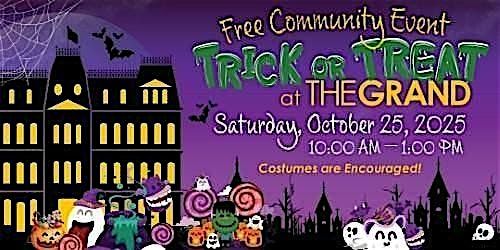 Trick or Treat at THE GRAND, 25 October | Event in Wilmington | AllEvents