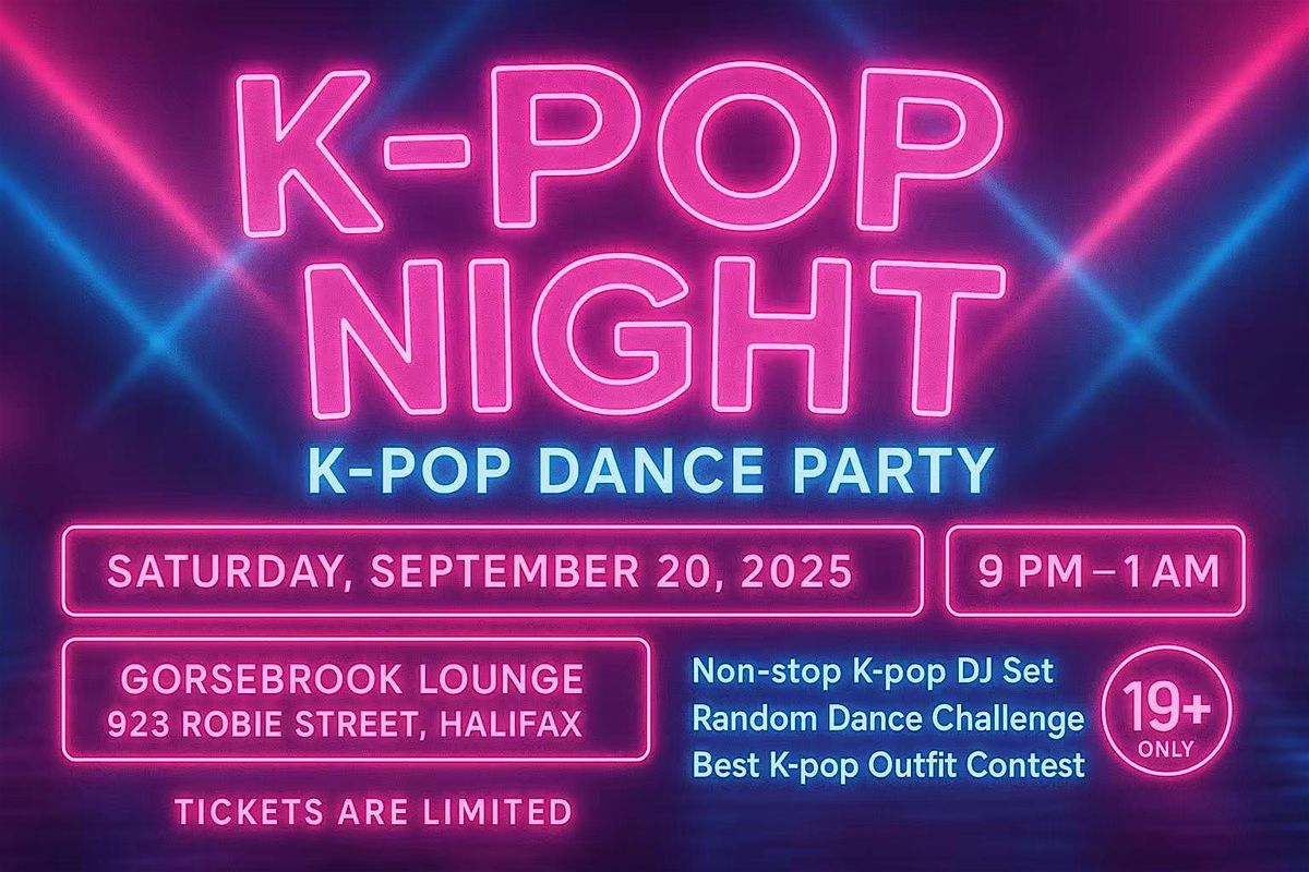 K-POP Night! Halifax Kpop Dance Party(19+), 20 September | Event in Halifax | AllEvents
