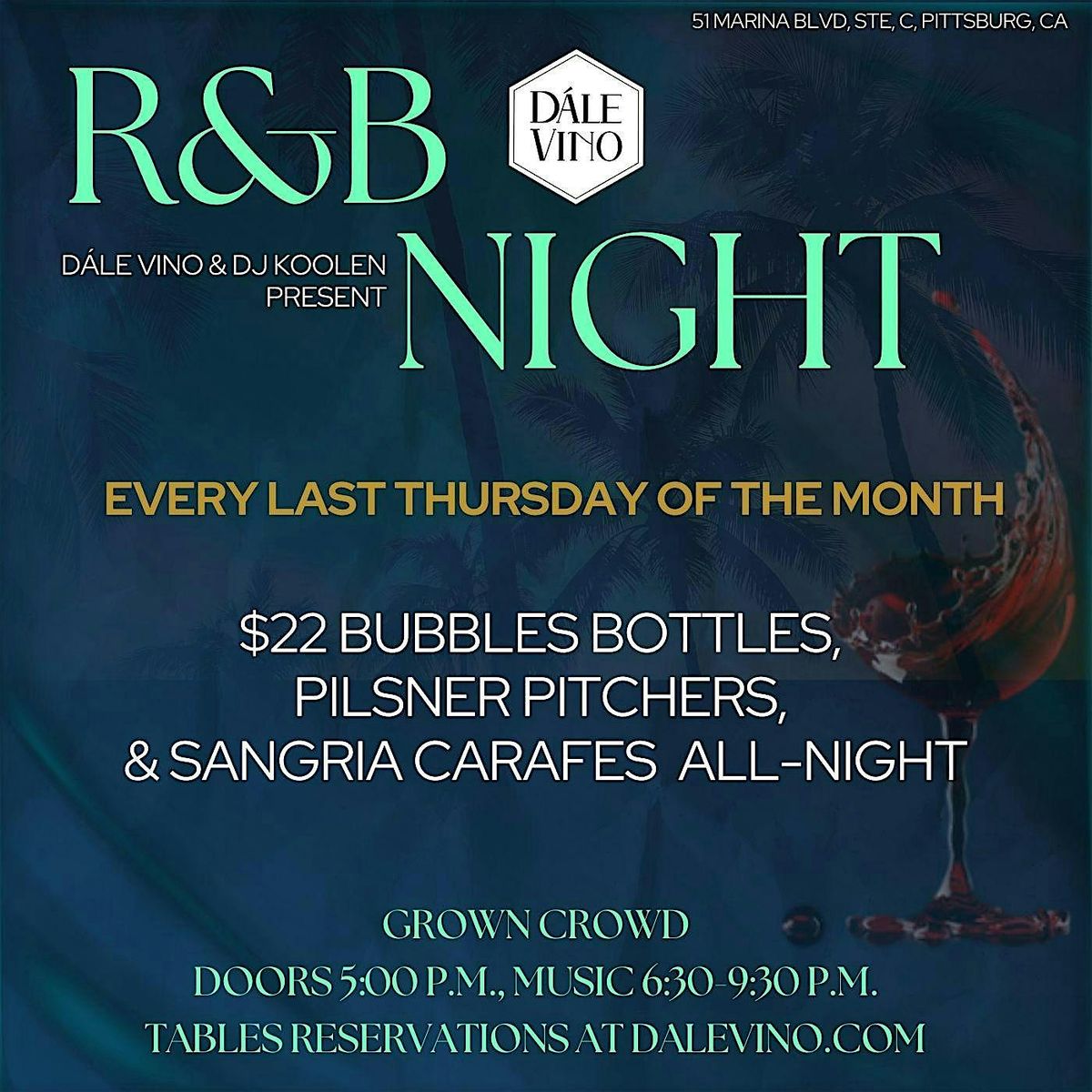 R&B Night | Event in Pittsburg | AllEvents