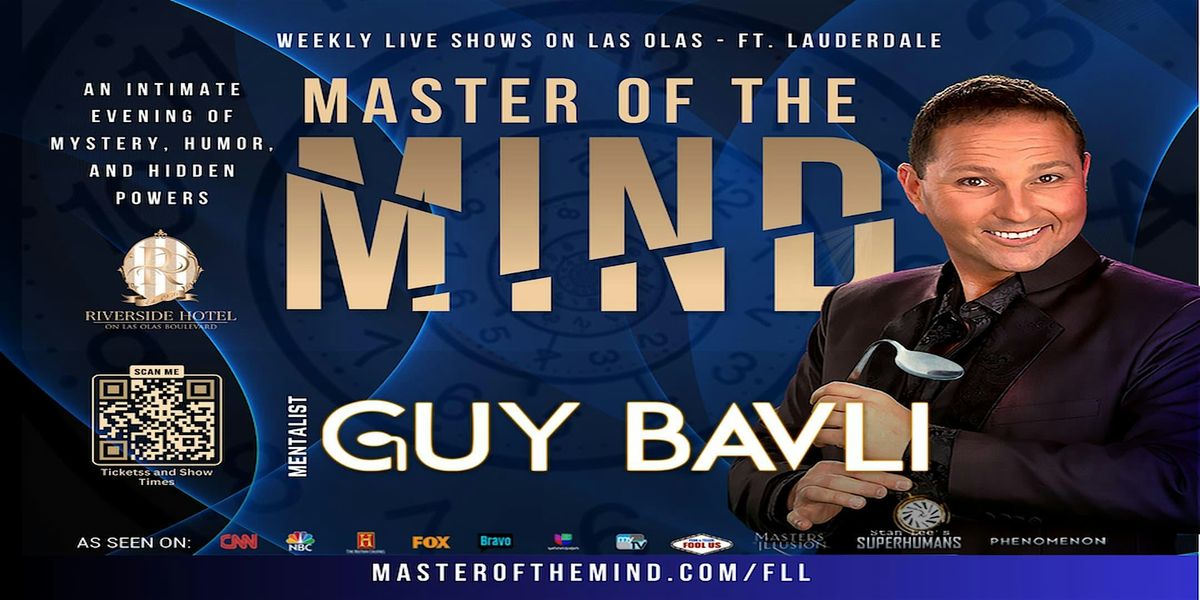 Guy Bavli - Master of the Mind - LIVE (Mentalist & Comedy Show), 24 May | Event in Fort Lauderdale | AllEvents