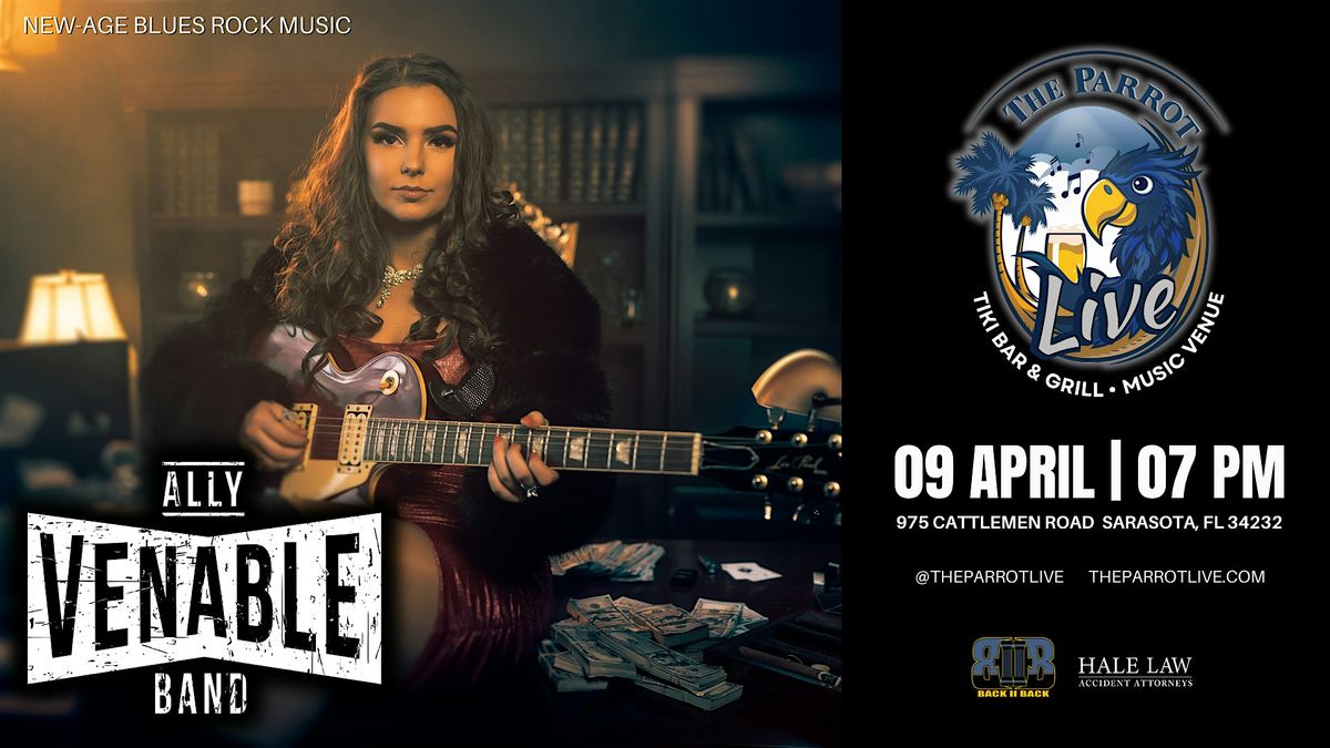 Ally Venable Presented by Hale Law, 9 April | Event in Sarasota | AllEvents