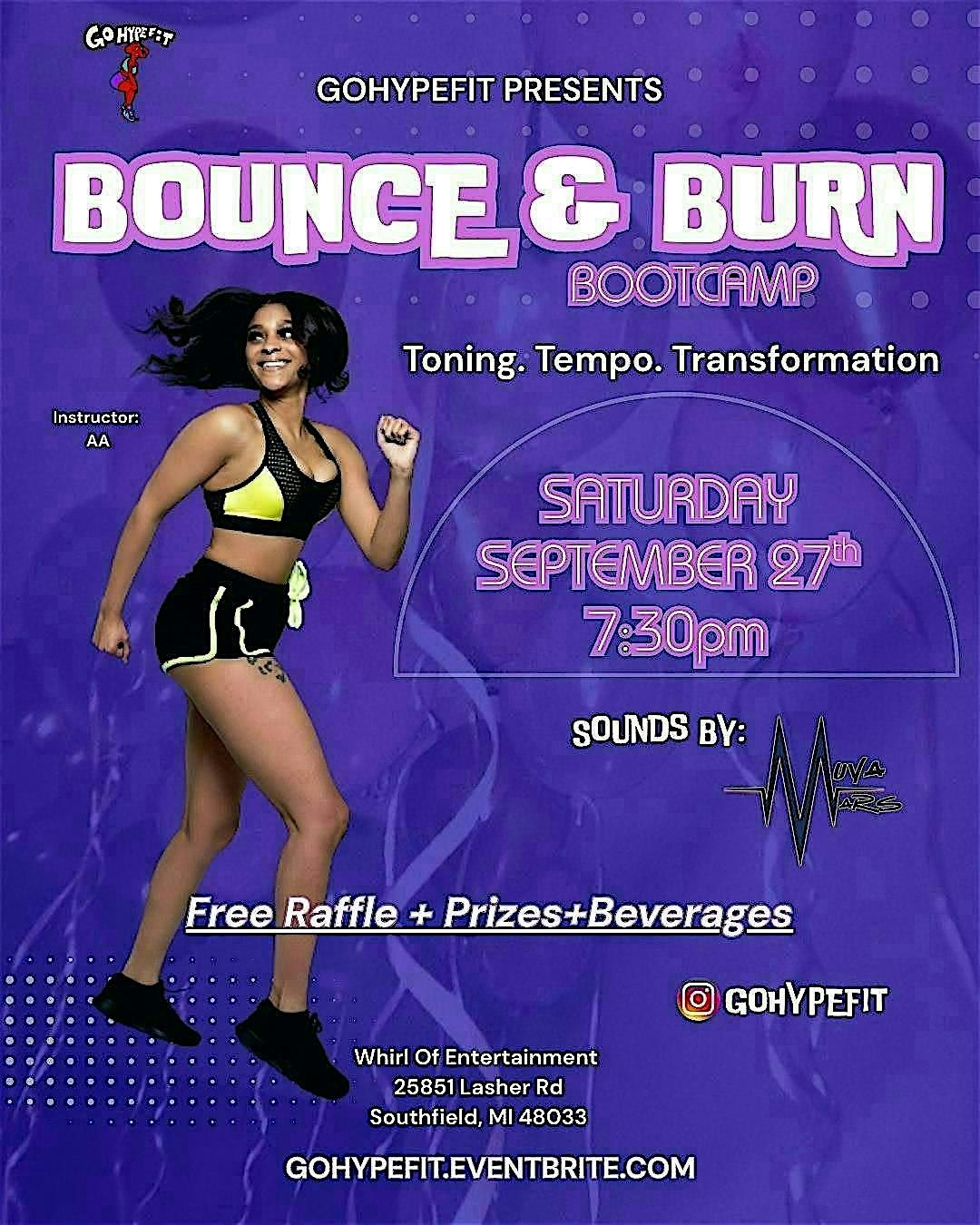 Bounce & Burn Bootcamp | Event in Southfield | AllEvents