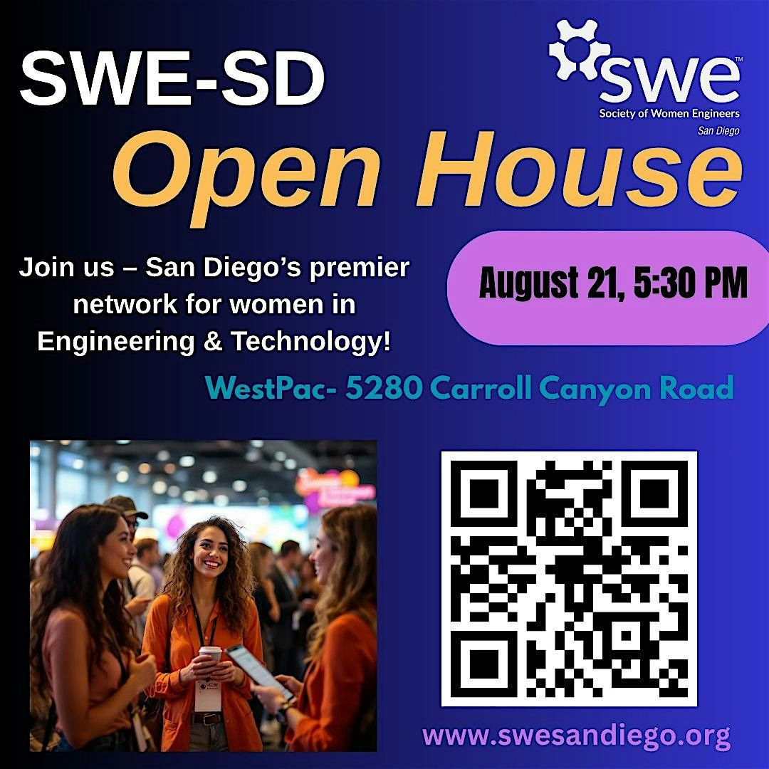 SWE-San Diego FY25 Open House, 21 August | Event in San Diego | AllEvents
