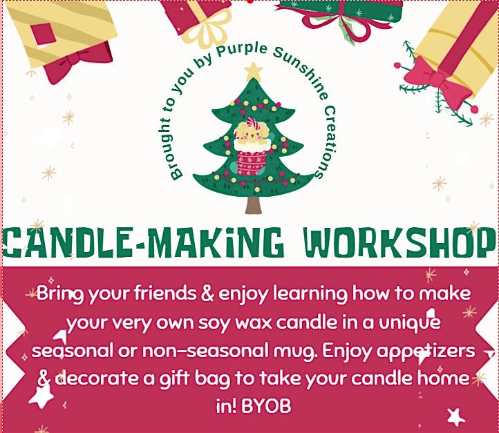 Holiday Candle-Making Workshop, 14 December | Event in Johnson City | AllEvents