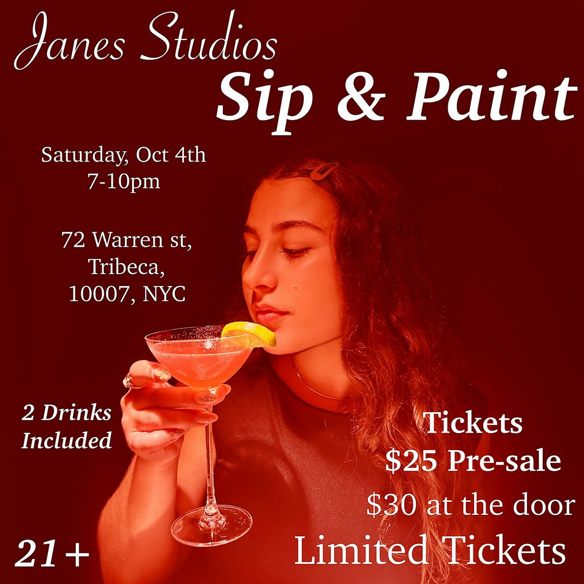 Sip and Paint, 4 October | Event in New York | AllEvents