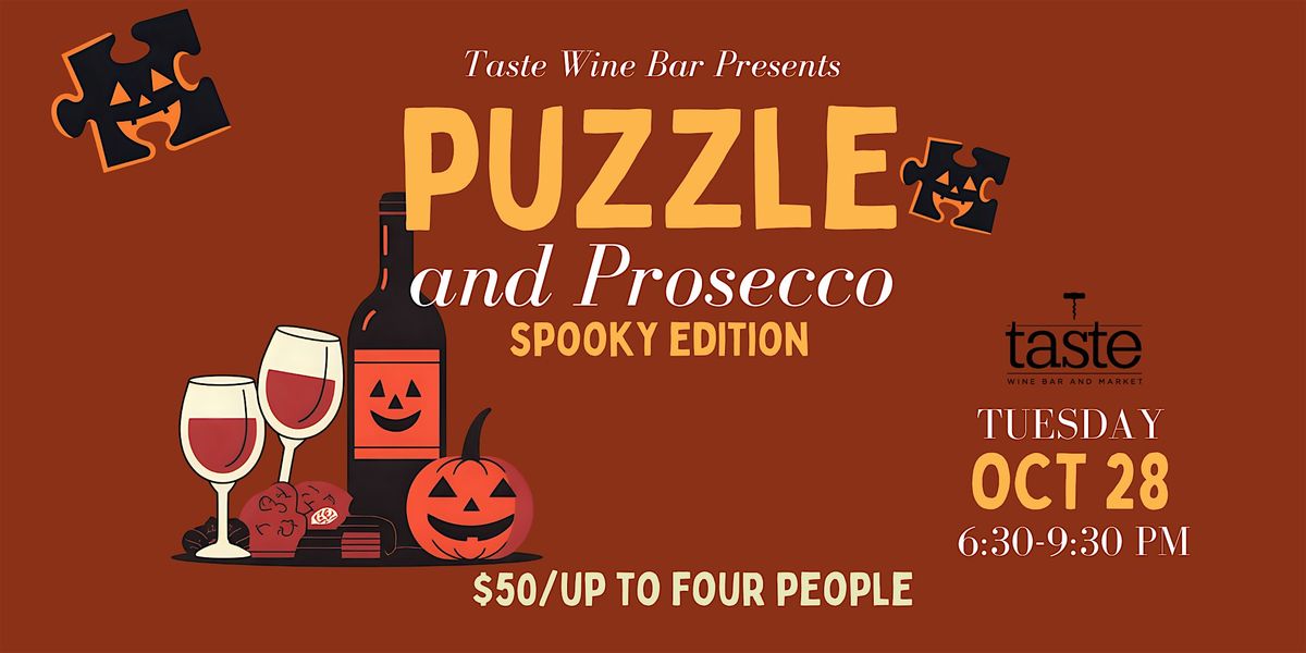 Spooky Puzzle & Prosecco Night (Game Night), 28 October | Event in Atlanta | AllEvents