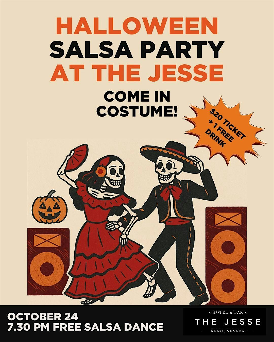 Halloween Salsa Party at The Jesse, 24 October | Event in Reno | AllEvents