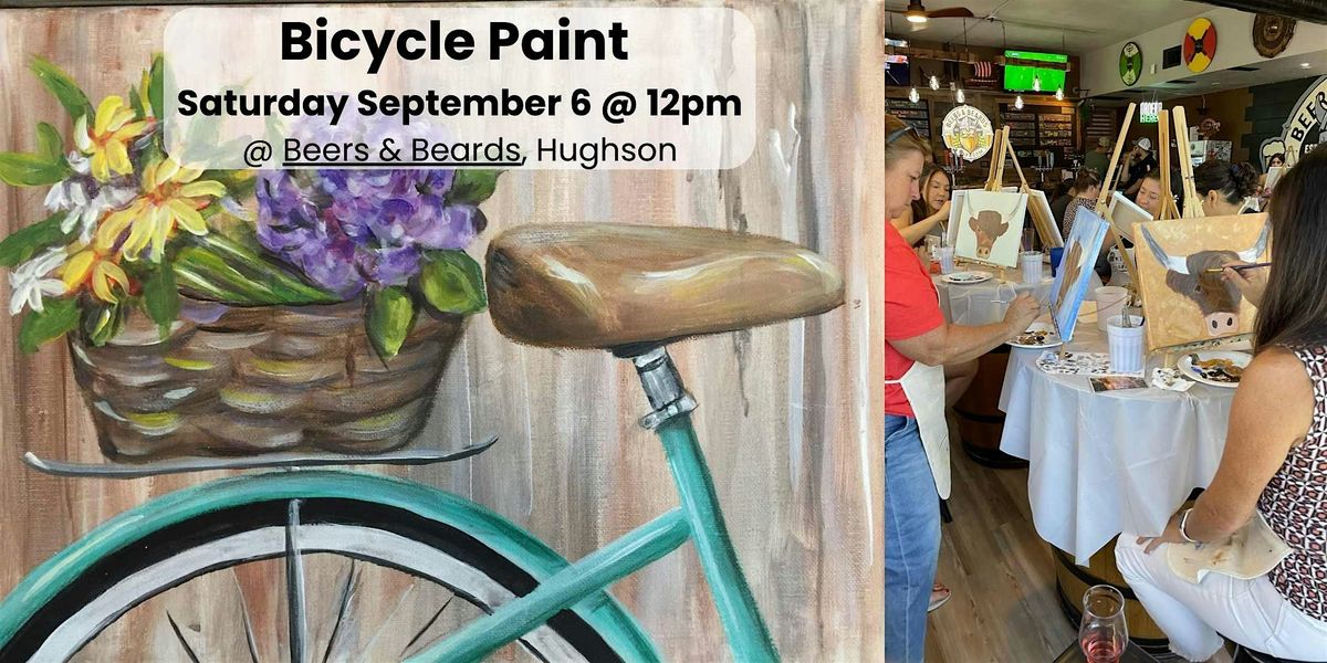 Bicycle Paint at Beers & Beards Taproom, 6 September | Event in Hughson | AllEvents