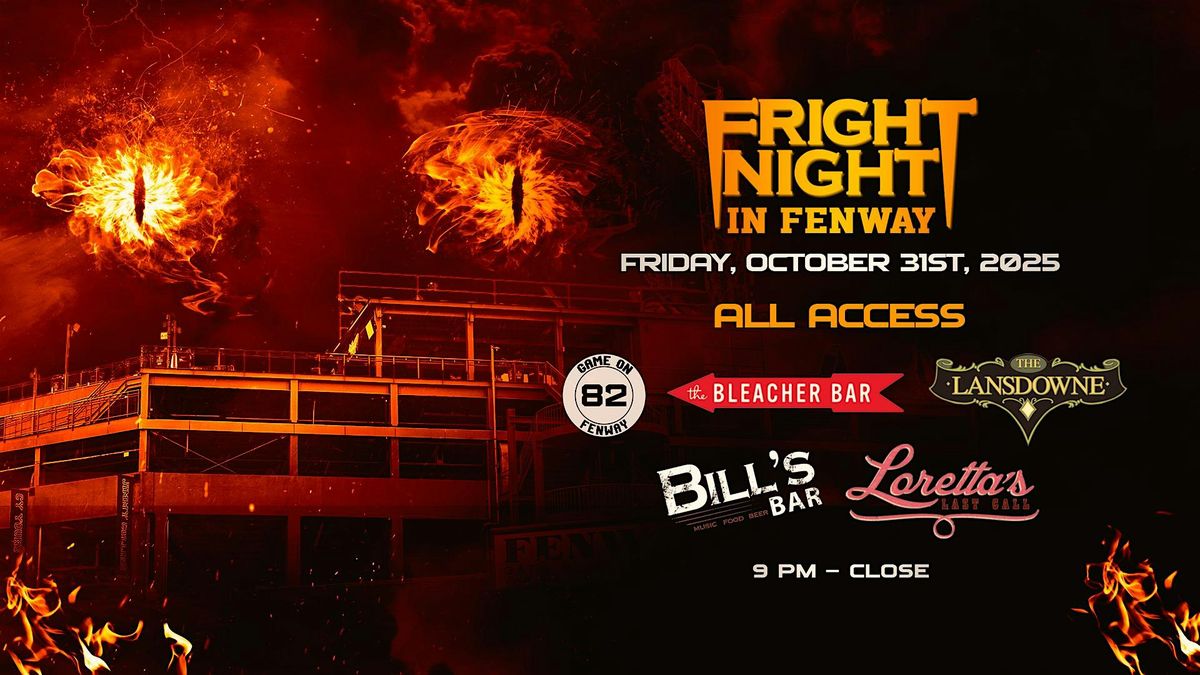 Fright Night in Fenway All Access Bar Pass - Halloween Night, 31 October | Event in Boston | AllEvents