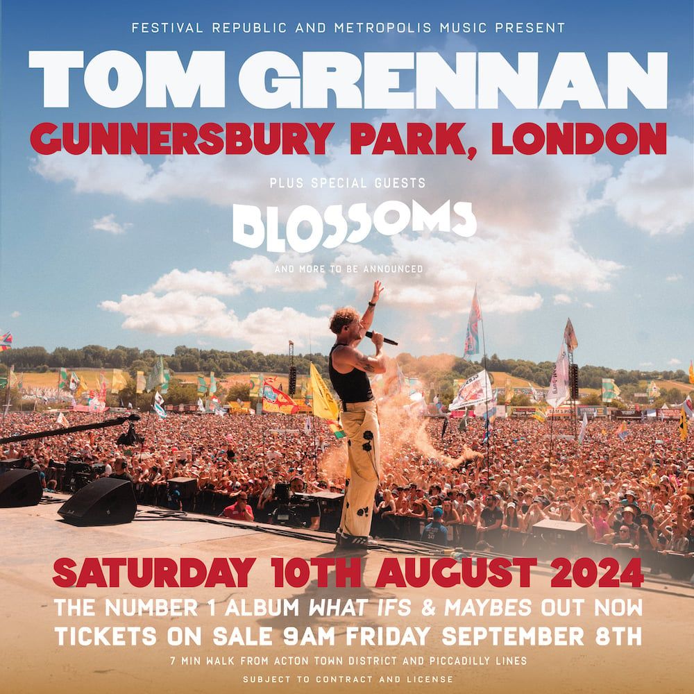 Tom Grennan at Utilita Arena Newcastle, 16 September | Event in Newcastle Upon Tyne | AllEvents