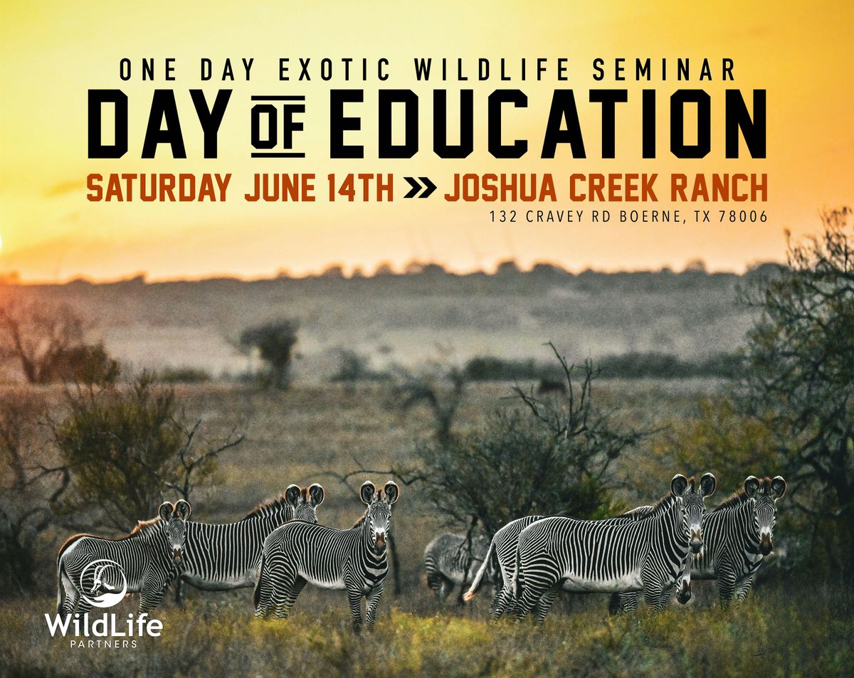 WildLife Partners 2025 Day of Education, 14 June | Event in Boerne | AllEvents